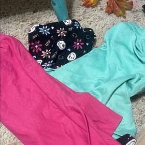 Athletic multi use girls shorts . Staining on two .
Selling for cheap